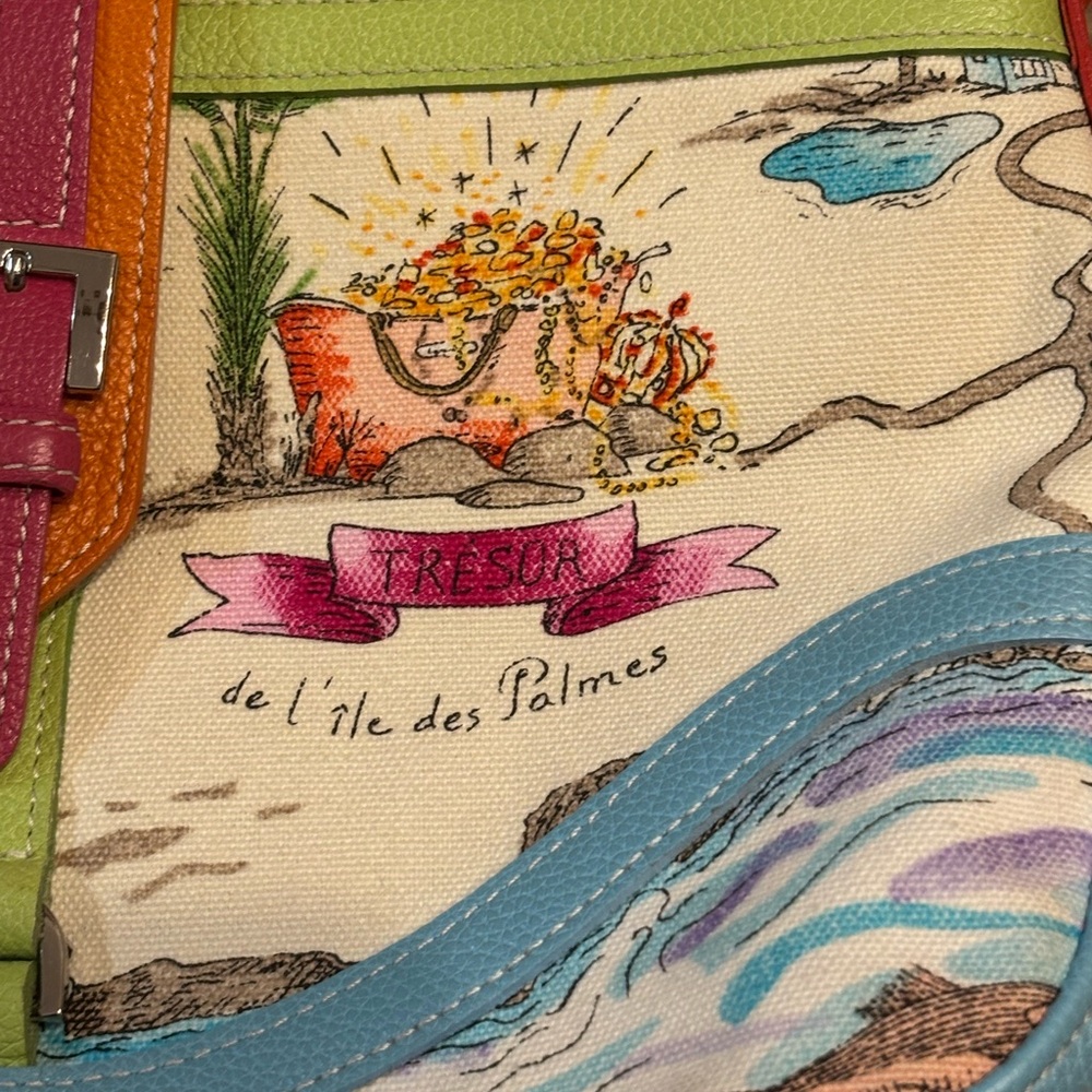 Long champ nautical Women's Shoulder Bag Limited edition trésor des îles - Picture 2 of 7